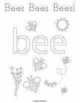 Bees Coloring Built California Usa sketch template