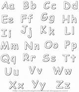 Colorat Literele Alfabetului Alphabet Uppercase Lowercase sketch template