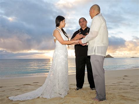 Leland And Kathy’s Sunrise Wedding On Oahu Hawaii Wedding Packages