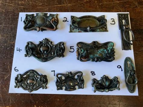 antique brass drawer pulls wardrobevictorian art deco art nouveau