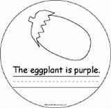 Purple Enchantedlearning Readers Early Book Color sketch template