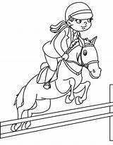 Jinete Caballo Saltando Galop Cavalo Equitación Yodibujo Toutdegorgement Horseback Obstaculo Colorier Equitacion Kid Hellokids Boy Getcolorings sketch template