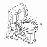 Patents Toilet Dual sketch template