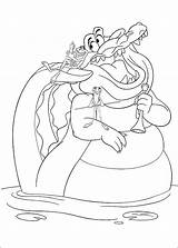 Sapo Tiana Principessa Ranocchio Princess Colorir Desenhos Pianetabambini Grenouille Princesse Principesse Princesas Prinses Naveen Ludinet Trois Kikker Crocodile Frogs sketch template