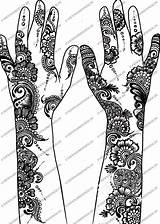 Henna Mehndi Designs Drawing Arabic Patterns Getdrawings Hand Tattoo Arm Eid Choose Board sketch template