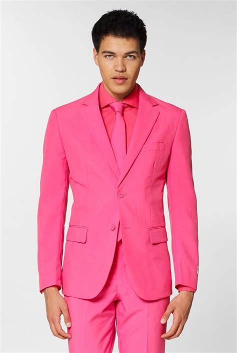 pink pink suit cool suits pink dress shirt
