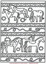 Spark Horses Coloring Book Hoofprints sketch template
