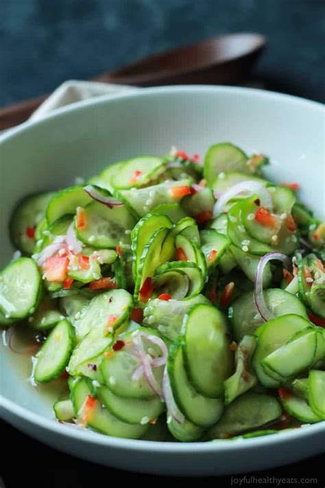 asian cucumber salad easy healthy recipes using real