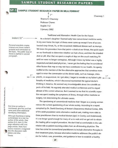 style term paper sample examples paper