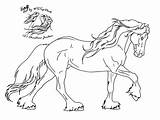 Friesian Horse Coloring Pages Lineart Deviantart Drawing Drawings Da Use Tori Liotta Horses Head Color Camp Printable Print sketch template