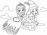 Coloring Sofia First Pages Princess Buttercups sketch template