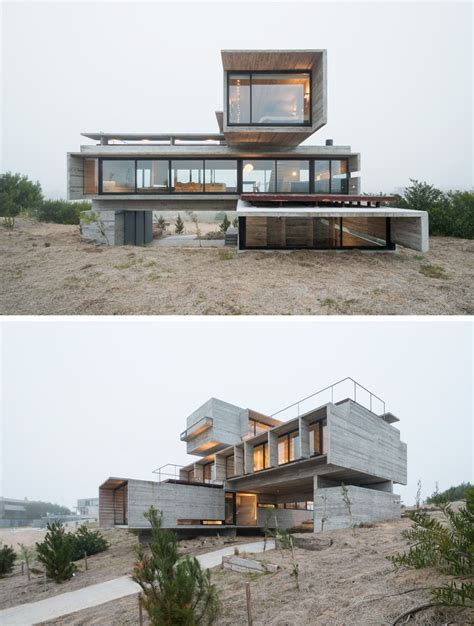 modern house exteriors   concrete