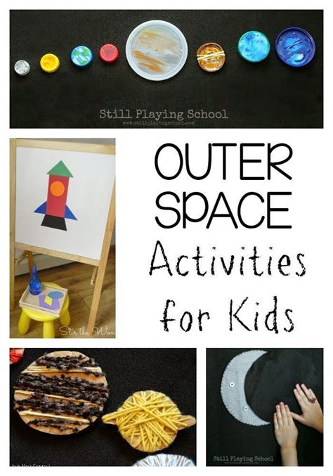 outer space crafts science activities  kids   playing