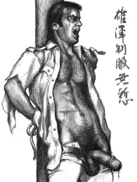funayama sanshi manly men in bondage fetish artists