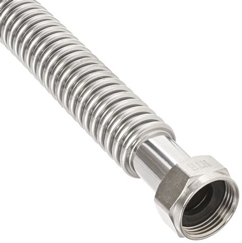 buy  corrugated stainless steel flexible water    female threaded npt connector
