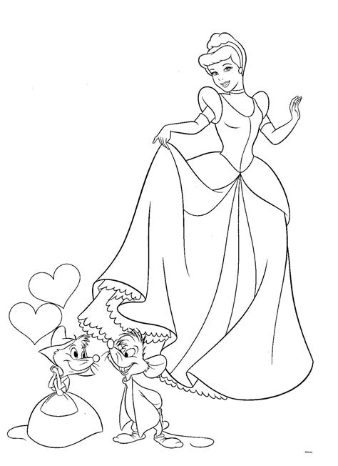 dibujos  colorear pintar imprimir princesas disney