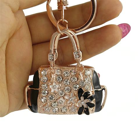 high quality charm fashion keychain creative handbag shaped design