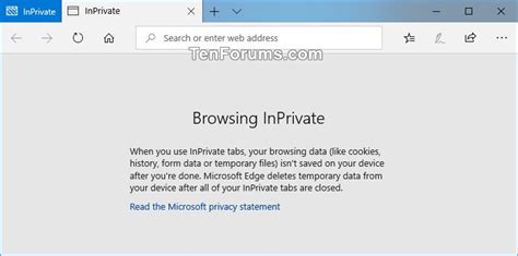 Browsers And Email Open New Inprivate Browsing Window In