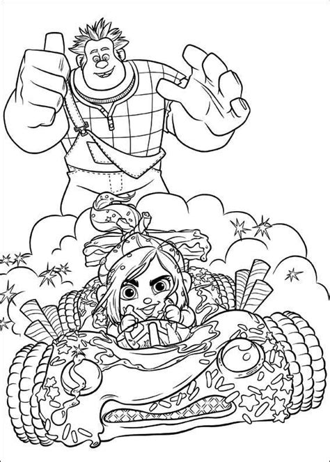 kids  funcom  coloring pages  wreck  ralph