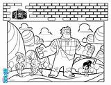 Ralph Coloring Wreck Hellokids Pages Color Disney Print Online Designlooter sketch template