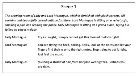 Playscript analysis notes