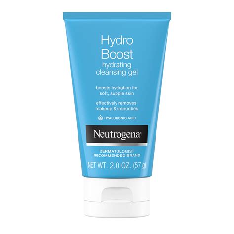 neutrogena hydro boost hydrating hyaluronic acid cleansing gel  oz walmartcom walmartcom