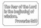 Coloring Proverbs Bible Pages Kids Wisdom Fear Lord Beginning Whatsinthebible Sheets Activity Lessons Church Verse Crafts Words Choose Board Sunday sketch template