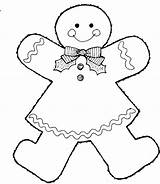 Gingerbread Girl Coloring Pages Printable Color Getcolorings Col sketch template