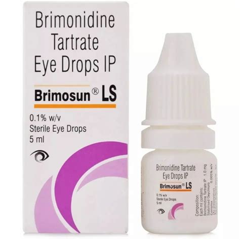 Allopathic Brimosun Ls Eye Drop For Glaucoma Bottle Size 5 Ml At Rs