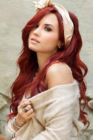 Demi Lovato With Red Hair Love Demi Lovato Hair