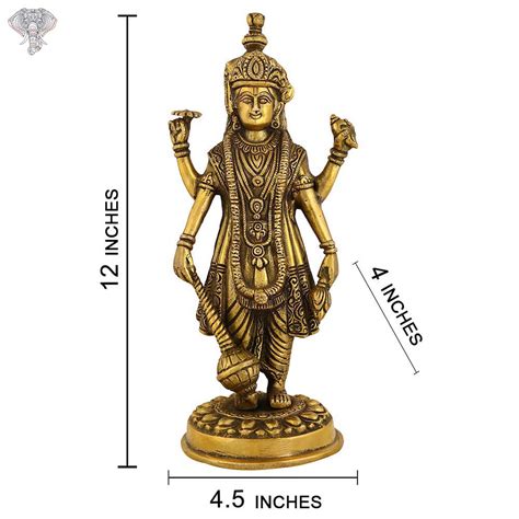 lord vishnu statue standing  kalakrithicom