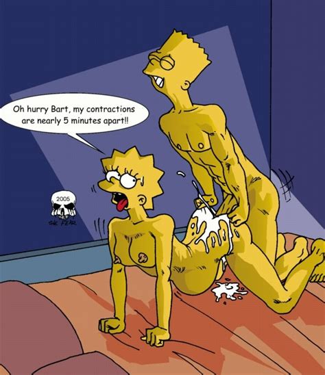 rule 34 anal bart simpson breasts buggery color exposed breasts female human lisa simpson male