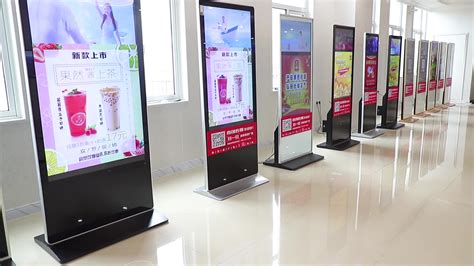 ultra hd commercial double screen banner lcd led touch screen