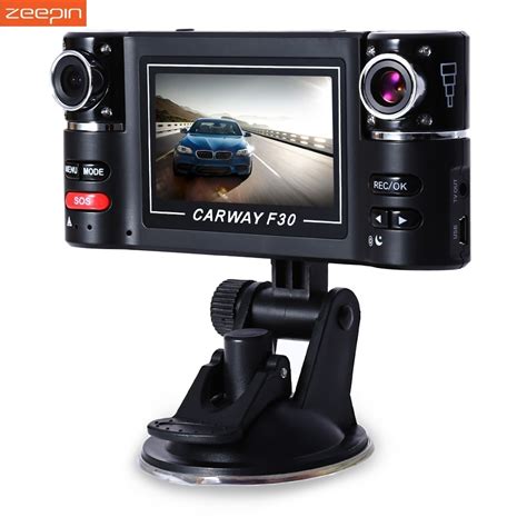 buy dual lens car dvr camcorder camera video recorder