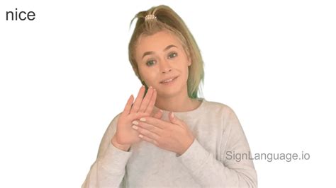 nice  asl american sign language  video examples