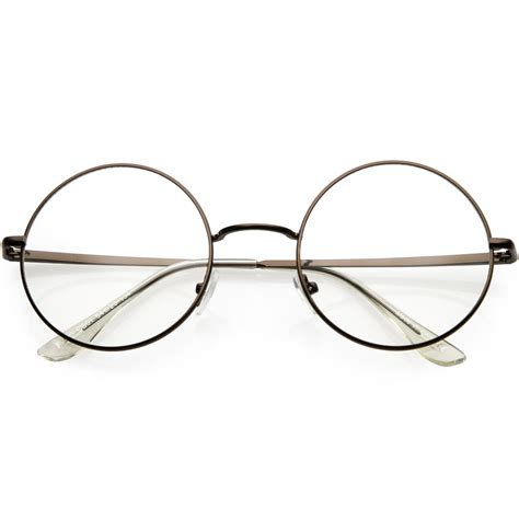 vintage lennon inspired clear lens round glasses zerouv