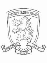 Voetbalclubs Middlesbrough Engelse Millwall Besteausmalbilder Ausmalbild sketch template