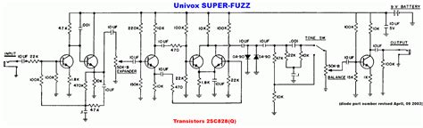 building fuzz pedal    duofuzz schematic