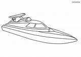 Schiff Speedboot Racing Ausmalbilder Ausmalen Malvorlage Titanic Einfaches Rennboot Sheets Kreuzfahrtschiff Ships Schiffe Fahrzeug sketch template