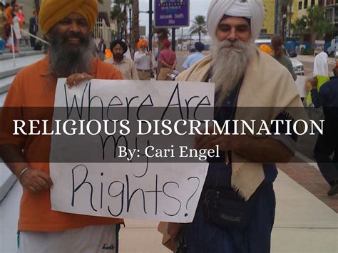 religious discrimination by cari engel