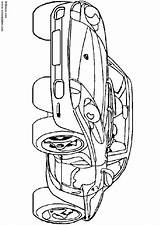 Showcar Porsche Coloring sketch template