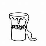 Slime Pot sketch template