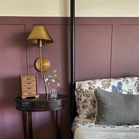 purple  wall wood paneling ideas soul lane