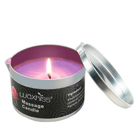 aroma scented wax body massage candles in metal tin buy massage