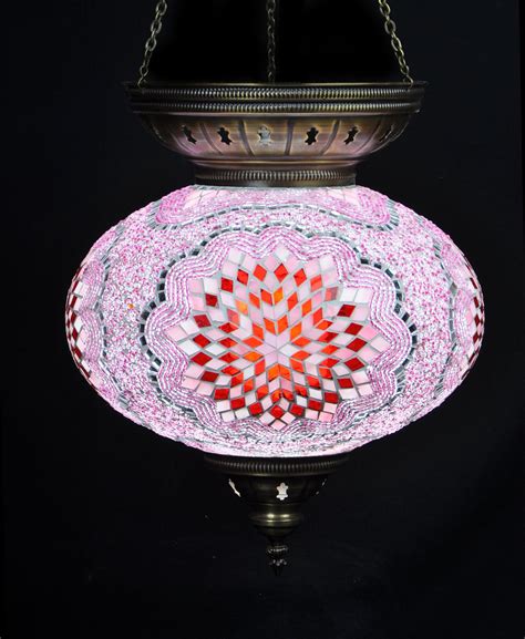 turkse hanglamp roze ovaal sfeerverlichting