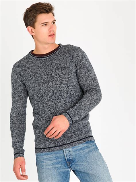 raw neck knitwear grey style republic knitwear superbalistcom