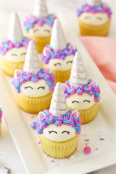 unicorn cupcakes tastes  happy food recipe blog