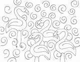 Coloring Flamingo Pages Leadership Getdrawings Adult Flamingos Wee Folk Getcolorings sketch template