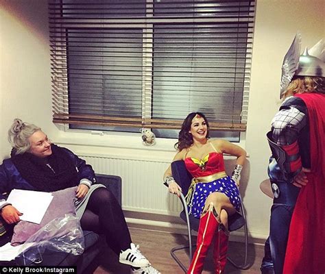 kelly brook wears sexy wonder woman costume as she posts instagram selfies daily mail online