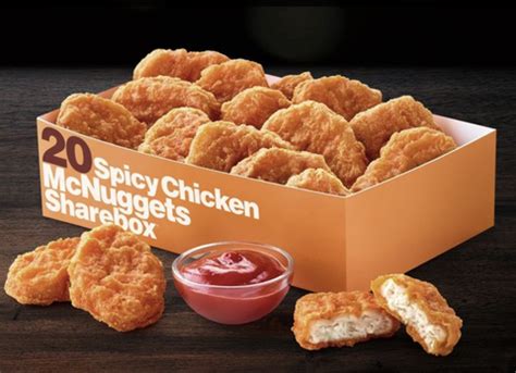 mcdonalds launched spicy chicken mcnuggets   uk